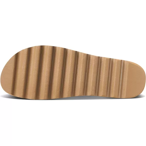 imageREEF Cushion Vista Hi Womens Platform Fashion Sandal Arch Support Ultra Soft Cushion FootbedNatural Braid