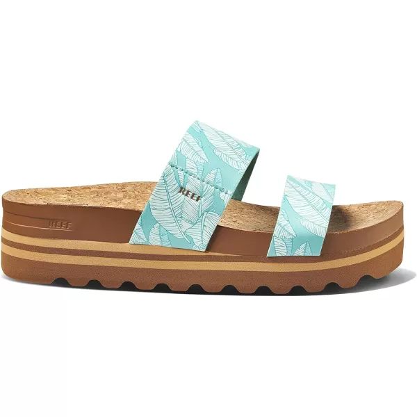 imageREEF Cushion Vista Hi Womens Platform Fashion Sandal Arch Support Ultra Soft Cushion FootbedPalms