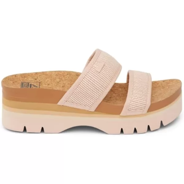 imageREEF Cushion Vista Higher Womens Platform Fashion Sandal Arch Support Ultra Soft Cushion FootbedCameo Rose