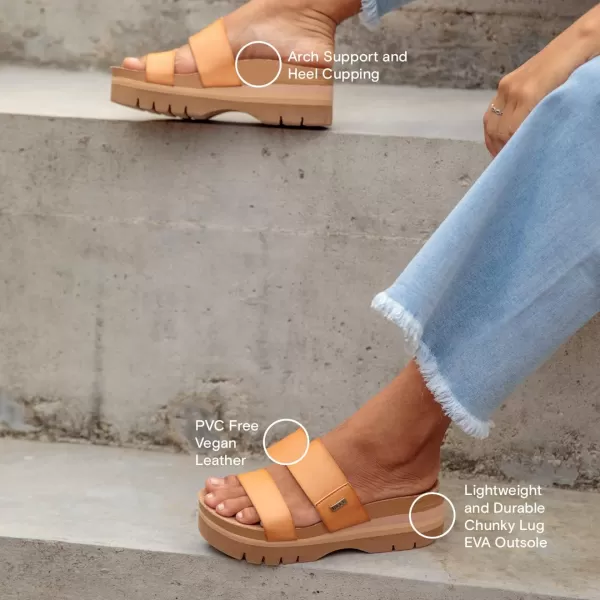 imageREEF Cushion Vista Higher Womens Platform Fashion Sandal Arch Support Ultra Soft Cushion FootbedNatural