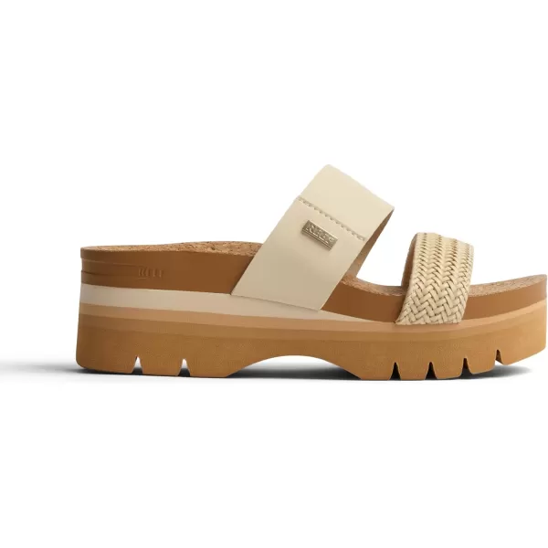 imageREEF Cushion Vista Higher Womens Platform Fashion Sandal Arch Support Ultra Soft Cushion FootbedVintage Braid