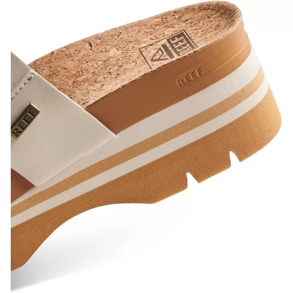 imageREEF Cushion Vista Higher Womens Platform Fashion Sandal Arch Support Ultra Soft Cushion FootbedVintage Tan
