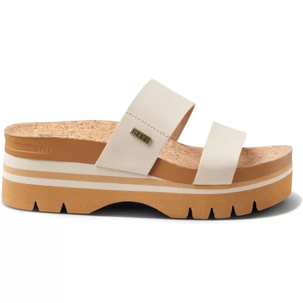 imageREEF Cushion Vista Higher Womens Platform Fashion Sandal Arch Support Ultra Soft Cushion FootbedVintage Tan