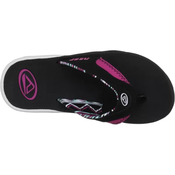 imageREEF Fanning Womens Bottle Opener Flip Flop Arch Support Durable Outsole Water FriendlyBlack Native