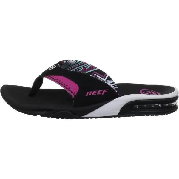imageREEF Fanning Womens Bottle Opener Flip Flop Arch Support Durable Outsole Water FriendlyBlack Native