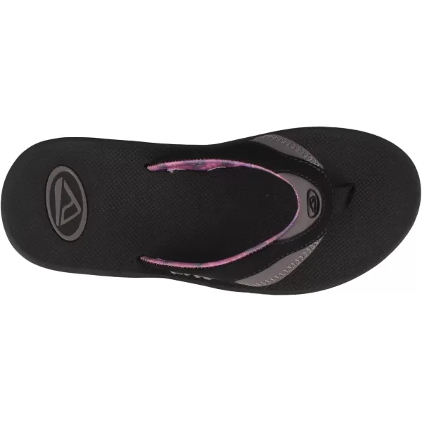 imageREEF Fanning Womens Bottle Opener Flip Flop Arch Support Durable Outsole Water FriendlyBlackGrey