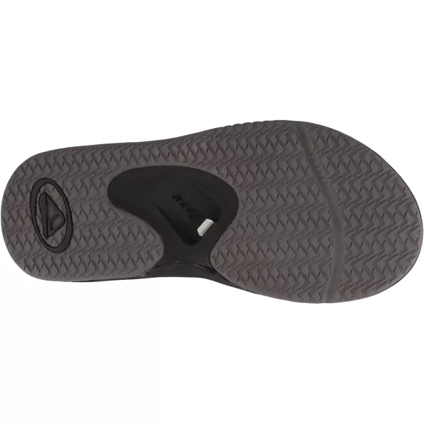 imageREEF Fanning Womens Bottle Opener Flip Flop Arch Support Durable Outsole Water FriendlyBlackGrey