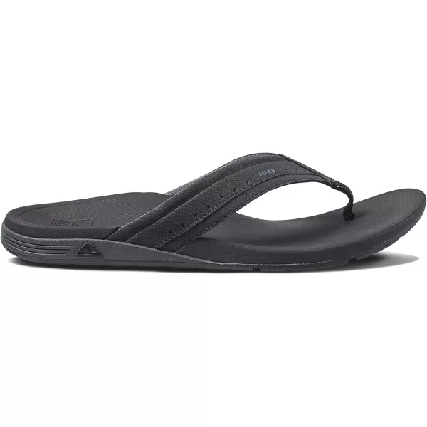 imageREEF OrthoSpring Mens Flip Flop Arch Support ampamp Soft Cushion FootbedBlack