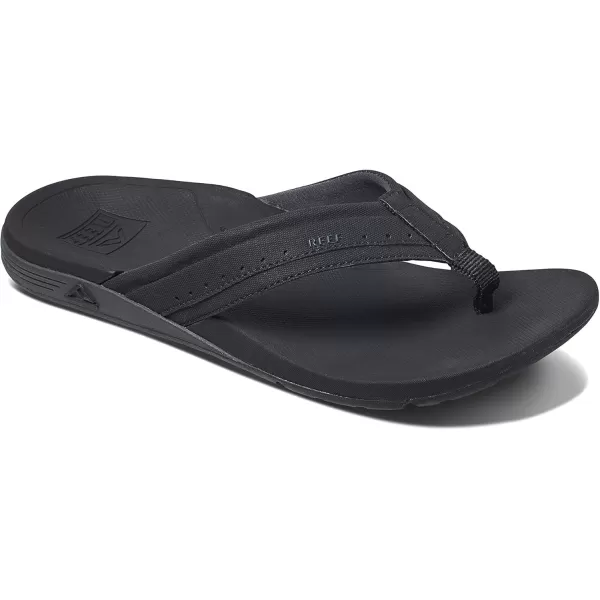 imageREEF OrthoSpring Mens Flip Flop Arch Support ampamp Soft Cushion FootbedBlack
