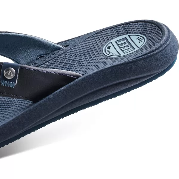imageREEF Phantom Nias Mens Beach Flip Flop Lightweight ampamp Soft and Supportive Molded FootbedNavy