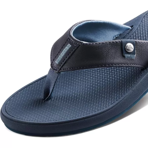 imageREEF Phantom Nias Mens Beach Flip Flop Lightweight ampamp Soft and Supportive Molded FootbedNavy