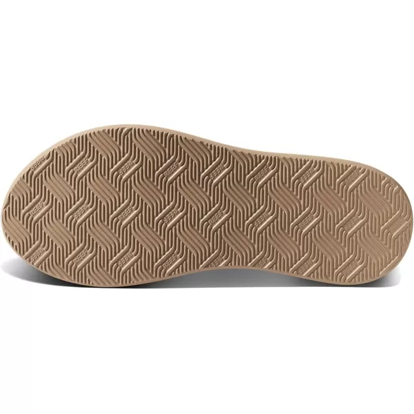 imageREEF Phantom Nias Mens Beach Flip Flop Lightweight ampamp Soft and Supportive Molded FootbedTan