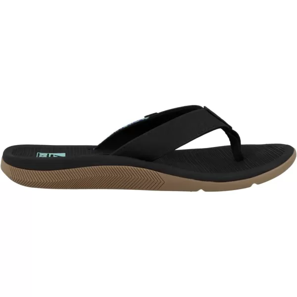 imageREEF Santa Ana Womens Flip Flop Arch Support Water Friendly Non Marking OutsoleBlack Multi