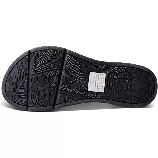 imageREEF Santa Ana Womens Flip Flop Arch Support Water Friendly Non Marking OutsoleBlackWhite