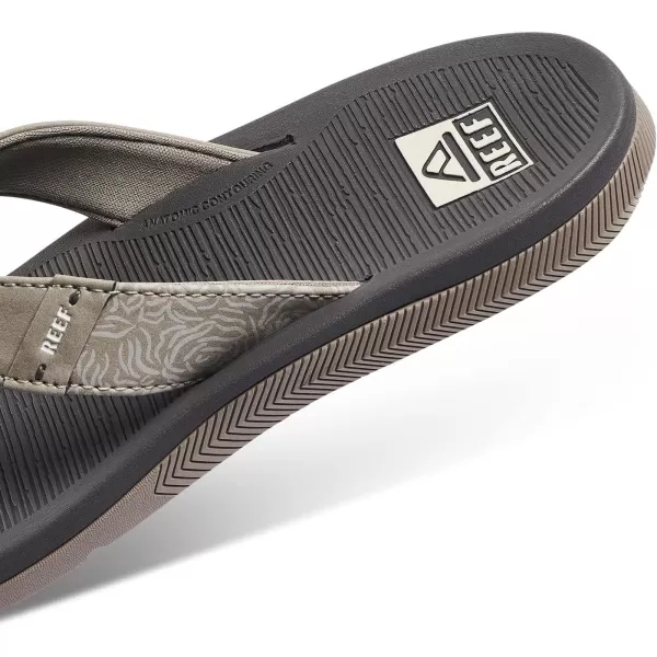 imageREEF Santa Ana Womens Flip Flop Arch Support Water Friendly Non Marking OutsoleMushroom