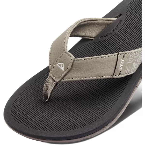 imageREEF Santa Ana Womens Flip Flop Arch Support Water Friendly Non Marking OutsoleMushroom