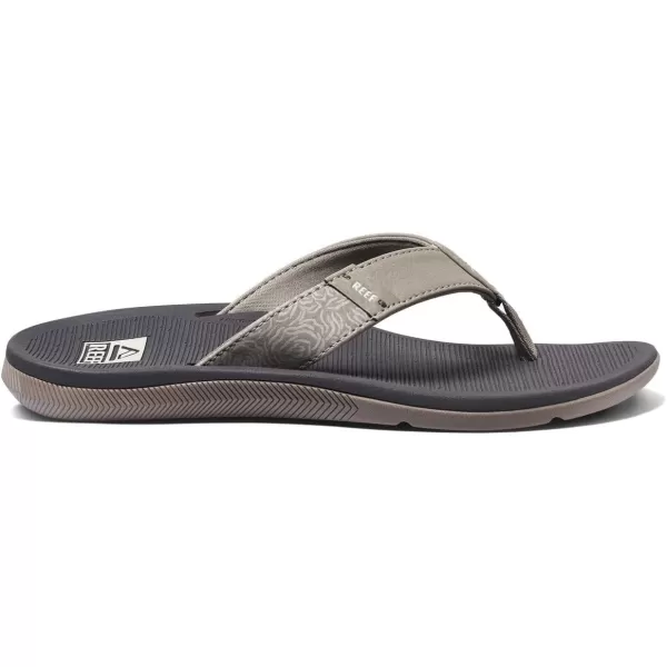 imageREEF Santa Ana Womens Flip Flop Arch Support Water Friendly Non Marking OutsoleMushroom