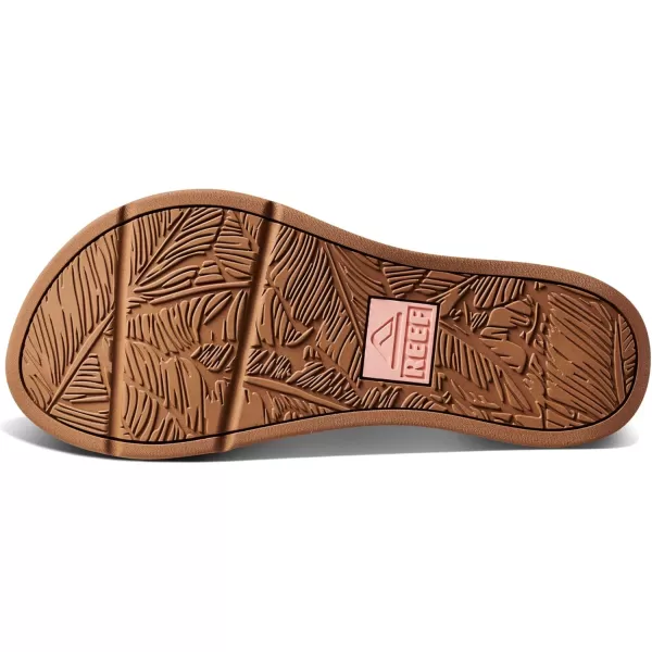 imageREEF Santa Ana Womens Flip Flop Arch Support Water Friendly Non Marking OutsolePeach Parfait