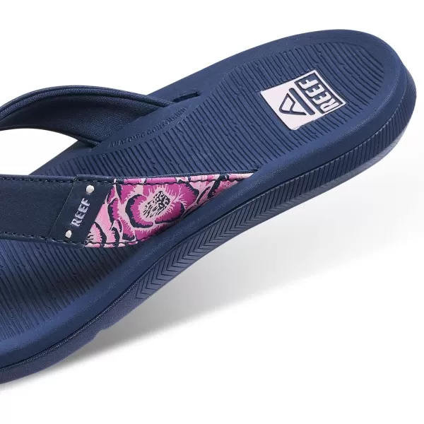 imageREEF Santa Ana Womens Flip Flop Arch Support Water Friendly Non Marking OutsolePeacoat