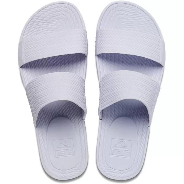 imageREEF Water Vista Slide Womens Platform Slide Water Friendly Arch SupportCrystal