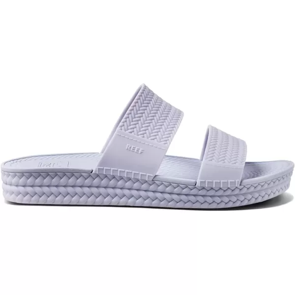 imageREEF Water Vista Slide Womens Platform Slide Water Friendly Arch SupportCrystal