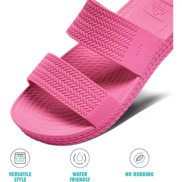 imageREEF Water Vista Slide Womens Platform Slide Water Friendly Arch SupportMalibu