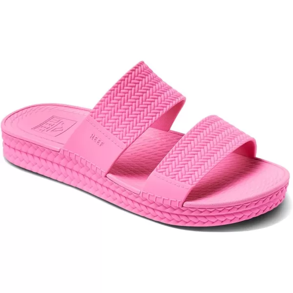 imageREEF Water Vista Slide Womens Platform Slide Water Friendly Arch SupportMalibu