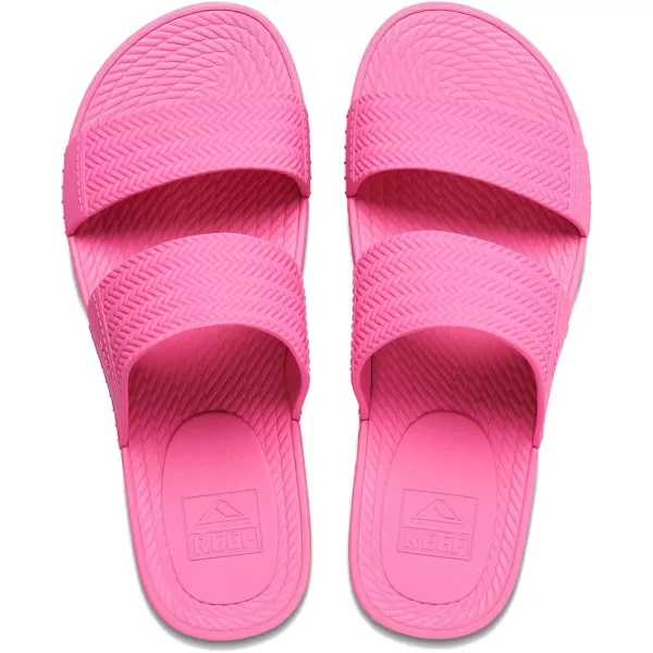 imageREEF Water Vista Slide Womens Platform Slide Water Friendly Arch SupportMalibu
