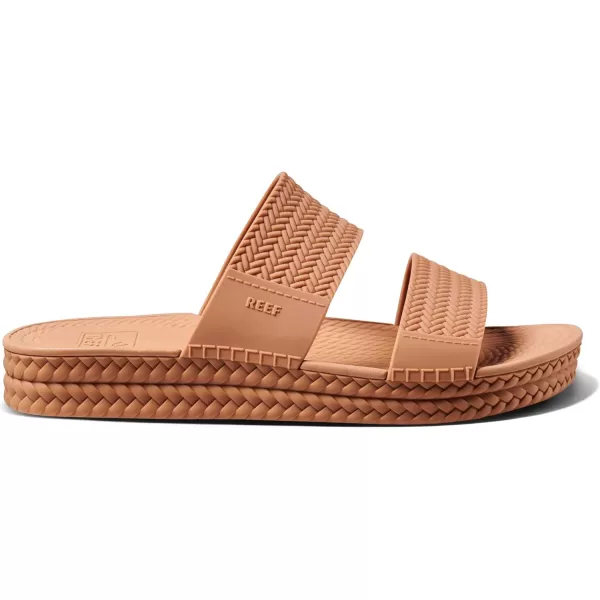 imageREEF Water Vista Slide Womens Platform Slide Water Friendly Arch SupportNatural