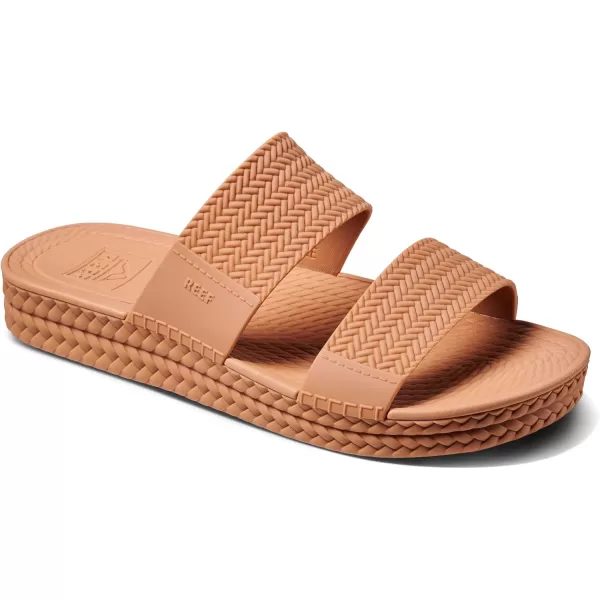 imageREEF Water Vista Slide Womens Platform Slide Water Friendly Arch SupportNatural