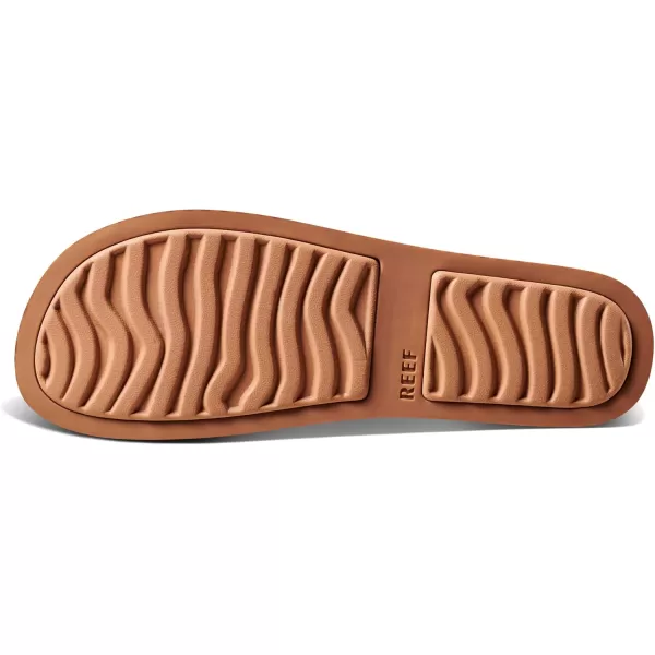 imageREEF Water Vista Slide Womens Platform Slide Water Friendly Arch SupportNatural