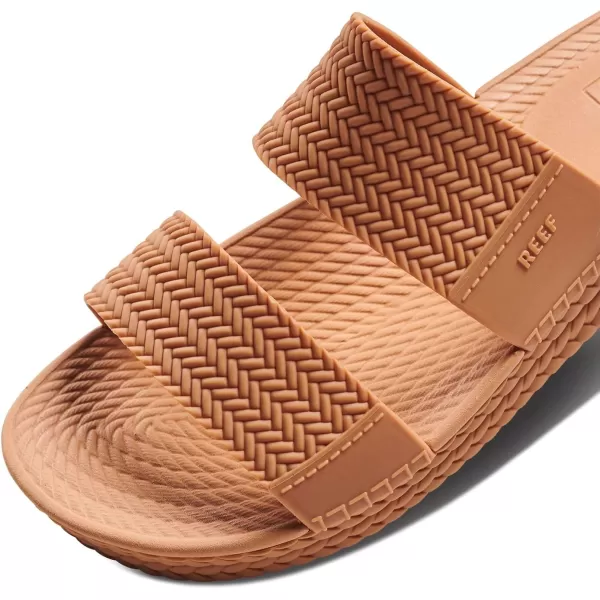 imageREEF Water Vista Slide Womens Platform Slide Water Friendly Arch SupportNatural