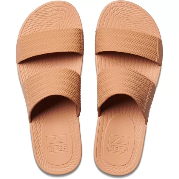 imageREEF Water Vista Slide Womens Platform Slide Water Friendly Arch SupportNatural