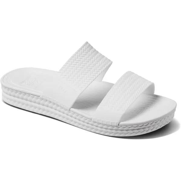 imageREEF Water Vista Slide Womens Platform Slide Water Friendly Arch SupportWhite