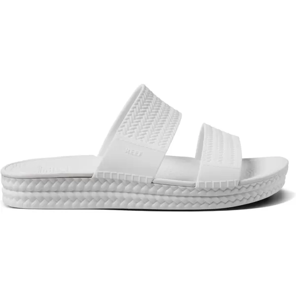 imageREEF Water Vista Slide Womens Platform Slide Water Friendly Arch SupportWhite