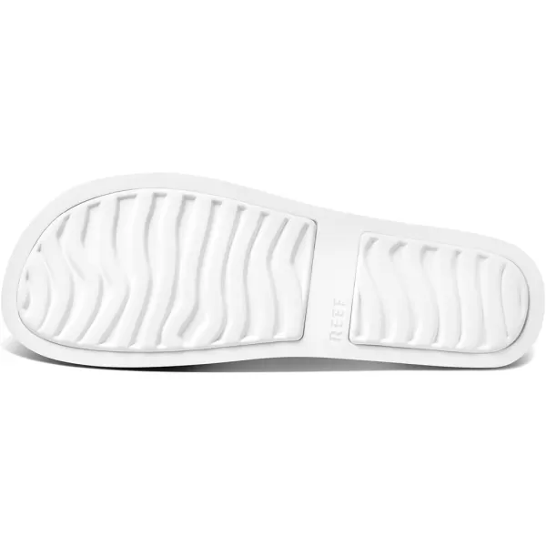 imageREEF Water Vista Slide Womens Platform Slide Water Friendly Arch SupportWhite