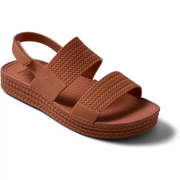 imageREEF Water Vista Womens Platform Sandal Water Friendly Adjustable Velcro StrapAdobe