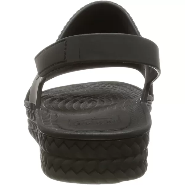 imageREEF Water Vista Womens Platform Sandal Water Friendly Adjustable Velcro StrapBlack
