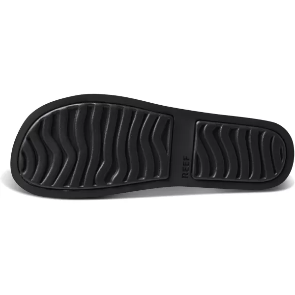 imageREEF Water Vista Womens Platform Sandal Water Friendly Adjustable Velcro StrapBlack Shine
