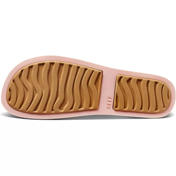 imageREEF Water Vista Womens Platform Sandal Water Friendly Adjustable Velcro StrapBlush Tan