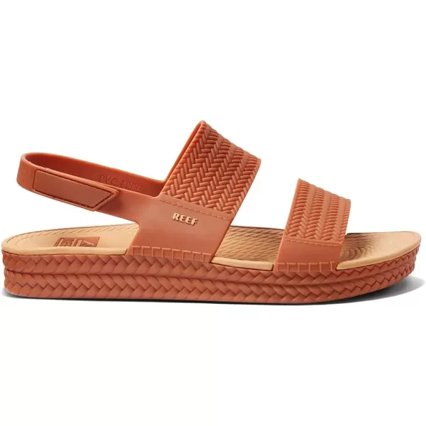 imageREEF Water Vista Womens Platform Sandal Water Friendly Adjustable Velcro StrapBrown