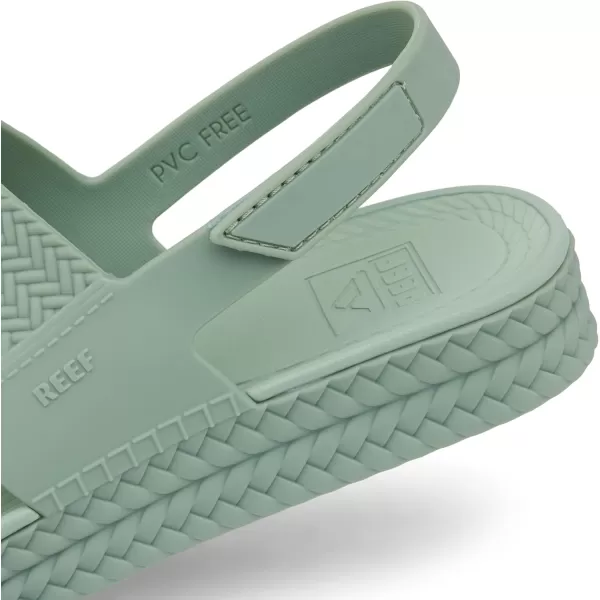imageREEF Water Vista Womens Platform Sandal Water Friendly Adjustable Velcro StrapFrosty