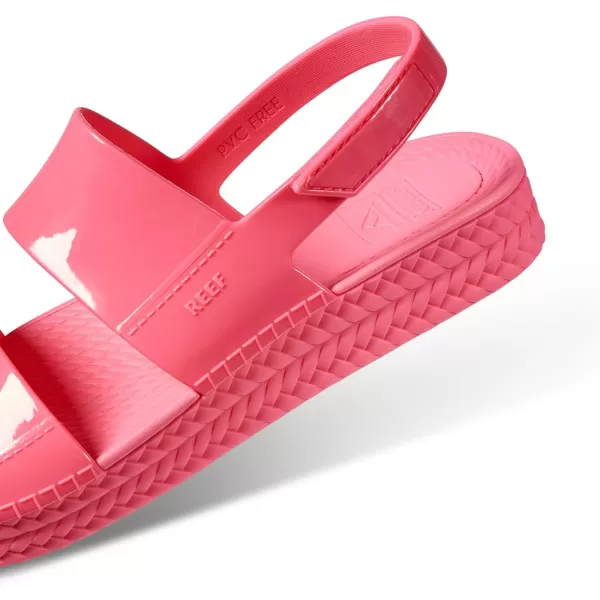 imageREEF Water Vista Womens Platform Sandal Water Friendly Adjustable Velcro StrapHot Pink