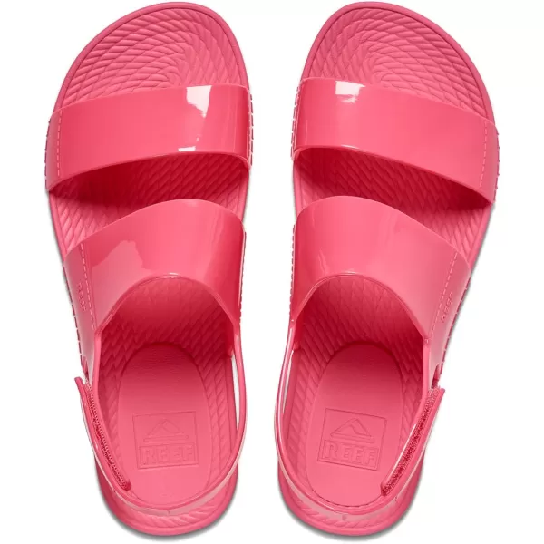 imageREEF Water Vista Womens Platform Sandal Water Friendly Adjustable Velcro StrapHot Pink