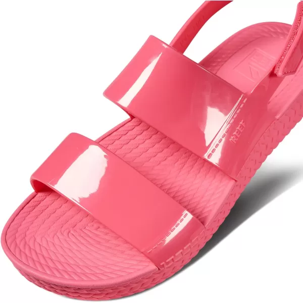 imageREEF Water Vista Womens Platform Sandal Water Friendly Adjustable Velcro StrapHot Pink