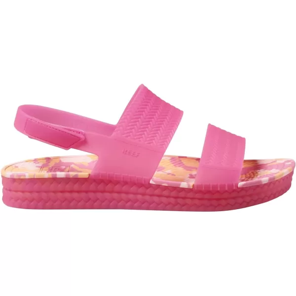 imageREEF Water Vista Womens Platform Sandal Water Friendly Adjustable Velcro StrapMarbled Pink