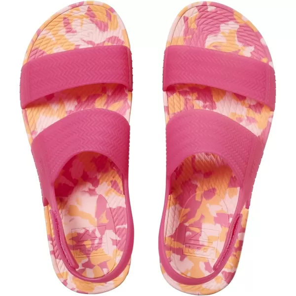 imageREEF Water Vista Womens Platform Sandal Water Friendly Adjustable Velcro StrapMarbled Pink