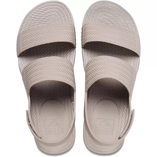 imageREEF Water Vista Womens Platform Sandal Water Friendly Adjustable Velcro StrapMushroom