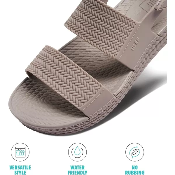 imageREEF Water Vista Womens Platform Sandal Water Friendly Adjustable Velcro StrapMushroom