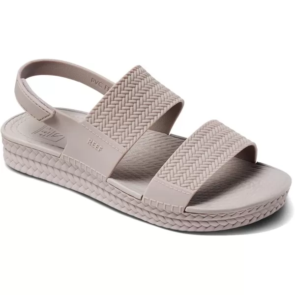 imageREEF Water Vista Womens Platform Sandal Water Friendly Adjustable Velcro StrapMushroom